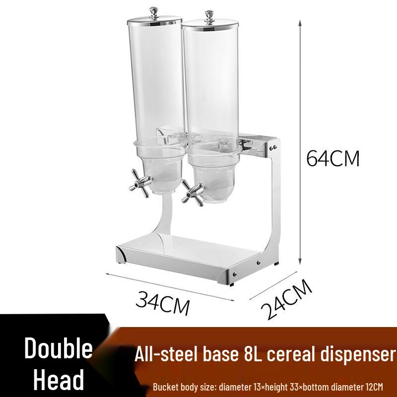 Plastic Dual-Head 8L Buffet Dispenser