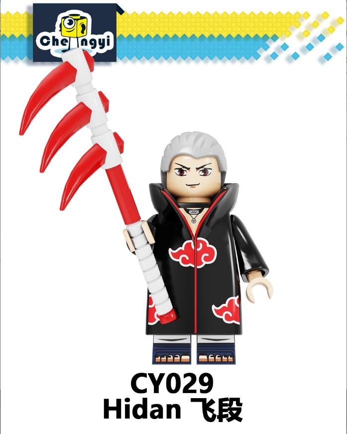 Hračky Minifigurky Komiksové Stavebnice Akatsuki Sasuke Itachi Madara Obito WM6105 6106