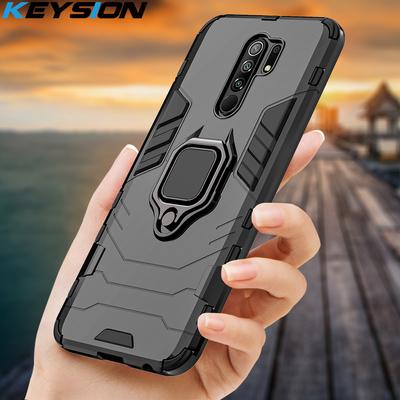 KEYSION Shockproof Case for Redmi 9 Silicone Phone Back Cover for Redmi Note 9 Pro Max 9S 8T 8 8A
