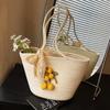Large Capacity Hand-Woven Tote, Crossbody Bag Women Holiday Bag, Handbag Soft, Ideal Holidays, Beach Commuting