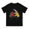 Vintage Comics T-Shirt Herren Rundhals T-ShirtDeadpool Und Wolverine Kurzarm T-Shirt Grafikbedruckte Oberteile