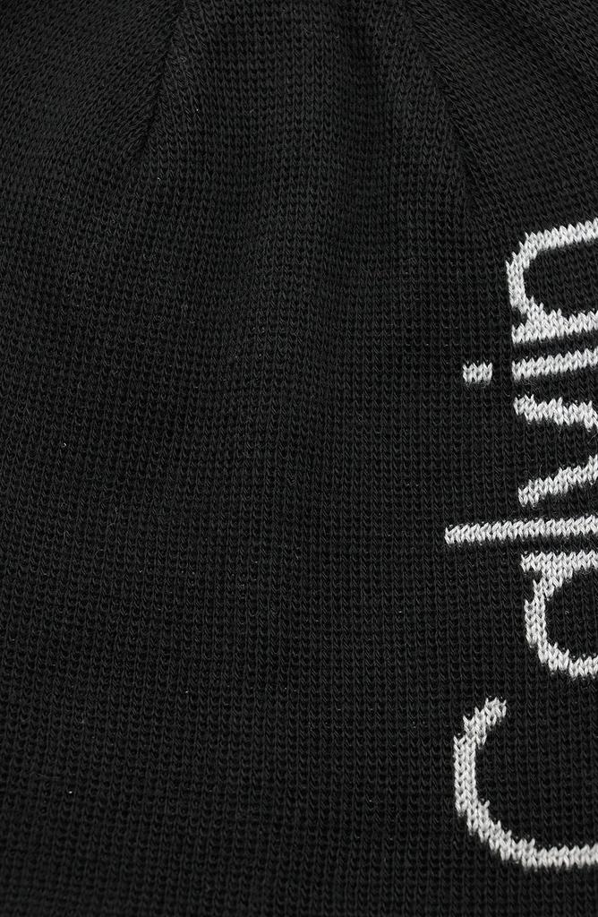 Calvin Klein Reversible Black and Grey One Size Men's Beanie, Logo,