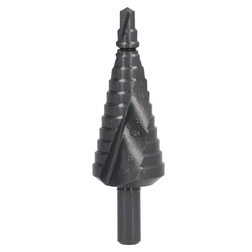 Step Drill Bit High Speed Steel 6?30mm Drilling Head Accessory Part for Iron Wood