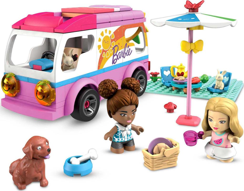 MEGA CONSTRUX Barbie Adventure Dream Camper [Block Set] [Ages 5 and Up] GWR35