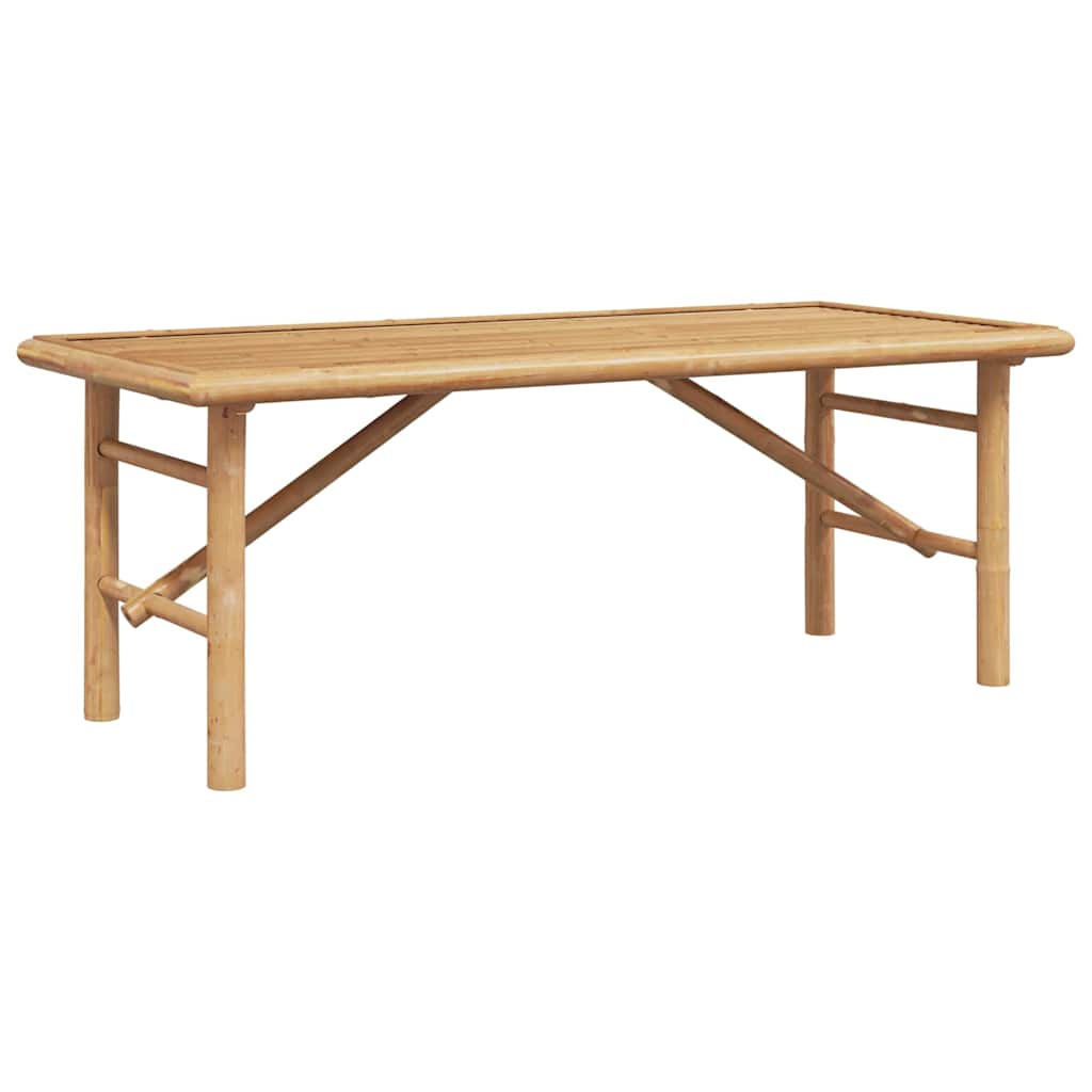 Coffee Table Brown 110 X 50 X 43 Cm Bamboo