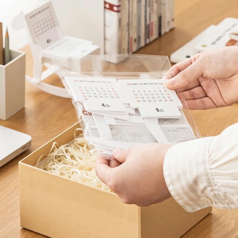 Creative Wooden Horse Desk Calendars 2025 Year Funny Assembled DIY Table Calendar Home Office Desktop Ornament Decoration Gifts