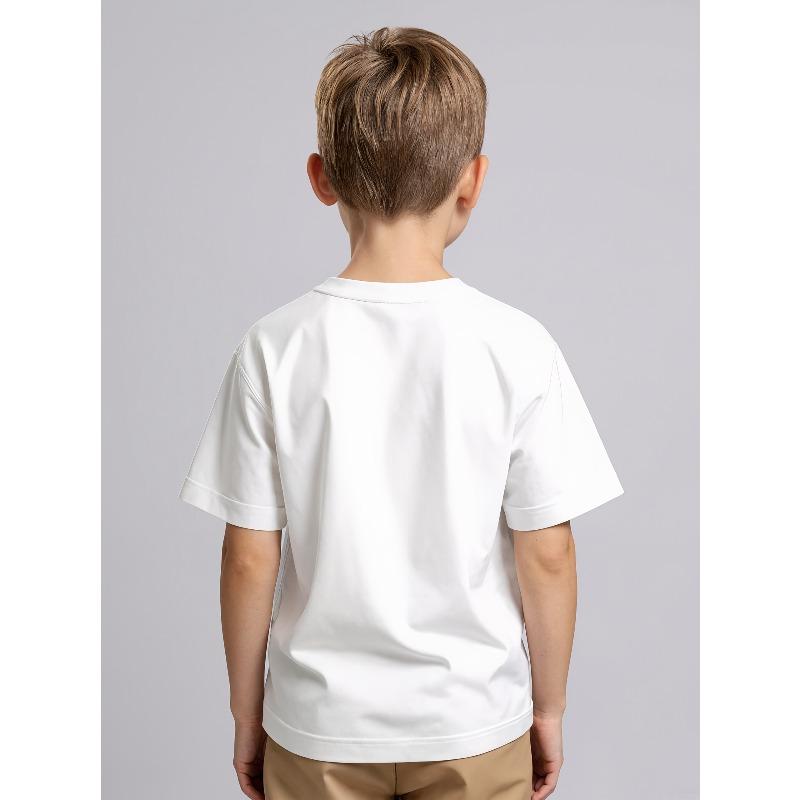 Kids Crewneck Short Sleeve Tee, Six Seven 67 Meme Number Print
