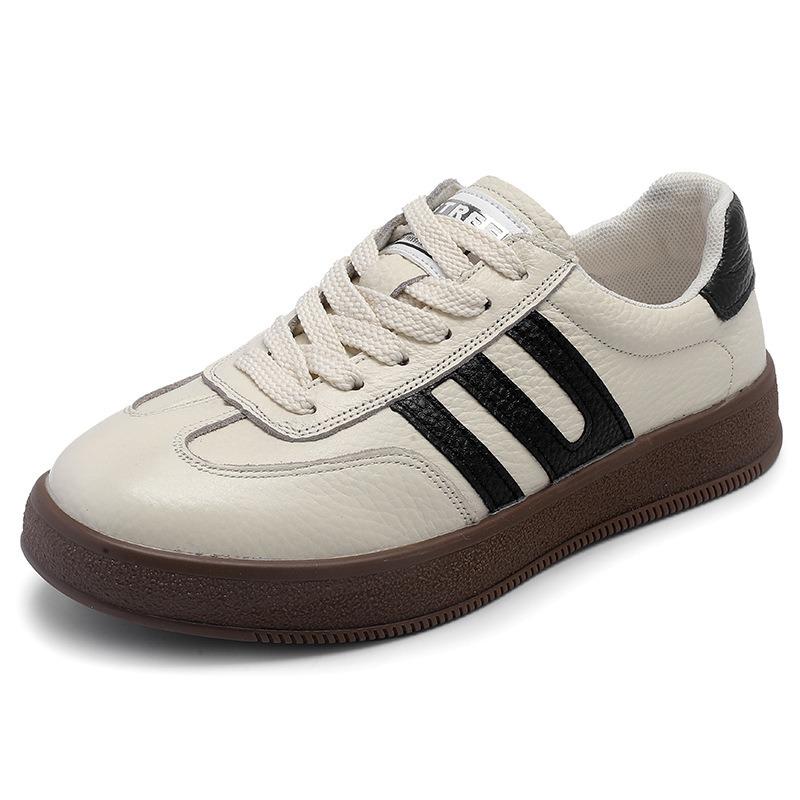 New Spring Versatile Thick Baseplate Shoes Casual Shoes Little White Shoes Women's Comfortable Flat Bottom Men