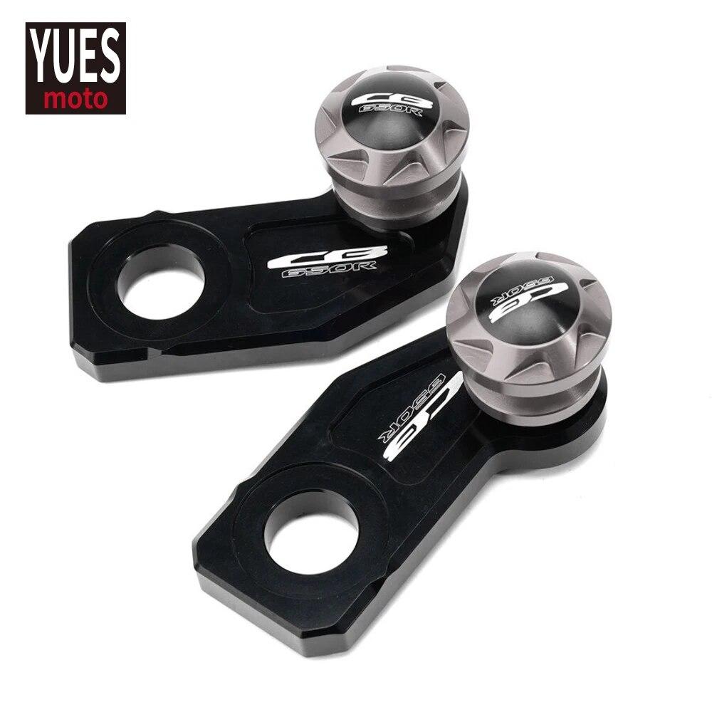 Motorcycle Accessories Chain Adjustment Block Frame Swingarm Spools Sliders For Honda CBR650R CB650R CBR 650R CB 650R