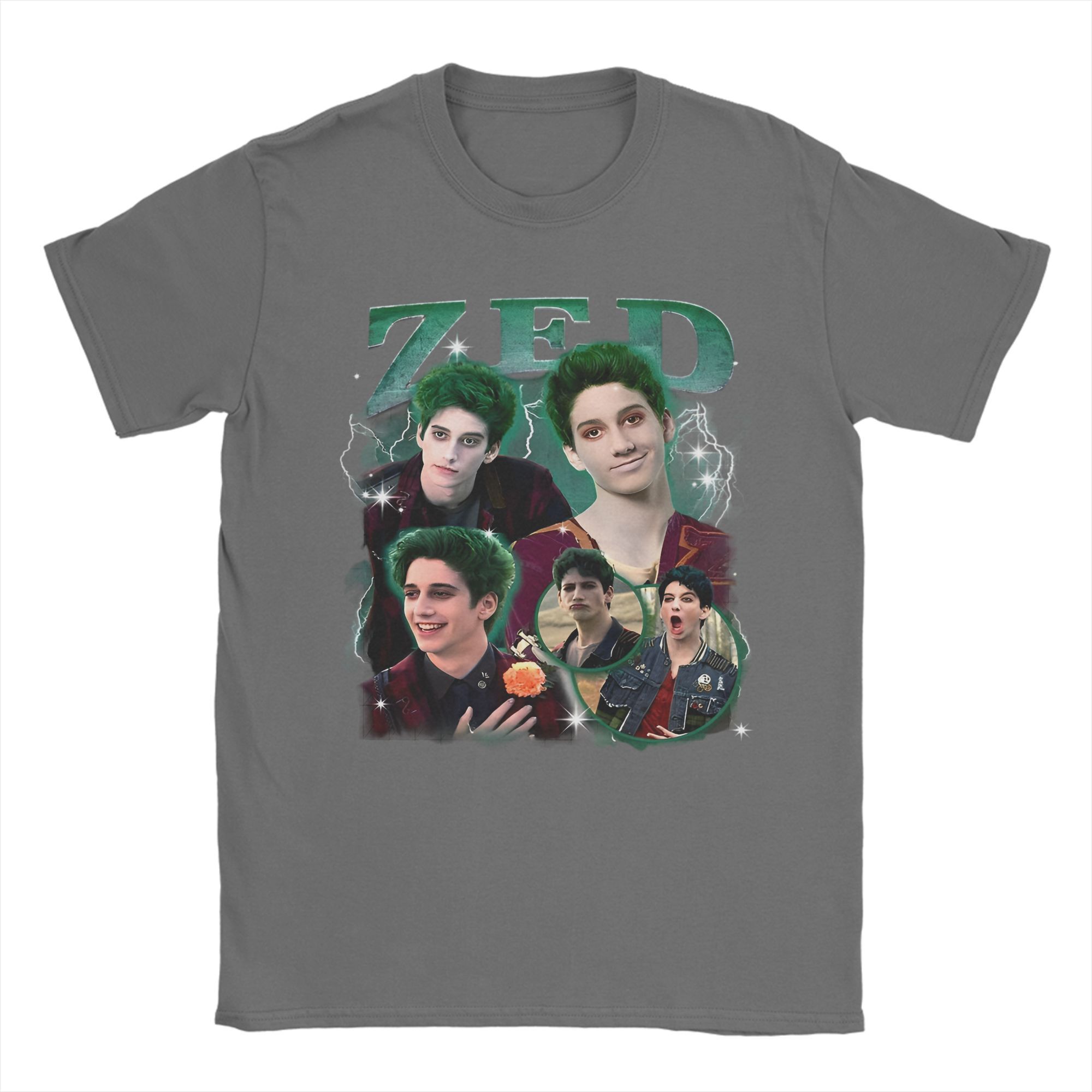 Zombies 4 Dawn of the Vampires Men T Shirt Zed Bootleg Novelty Tees Short Sleeve Round Collar T-Shirt Cotton Graphic Clothes 4XL