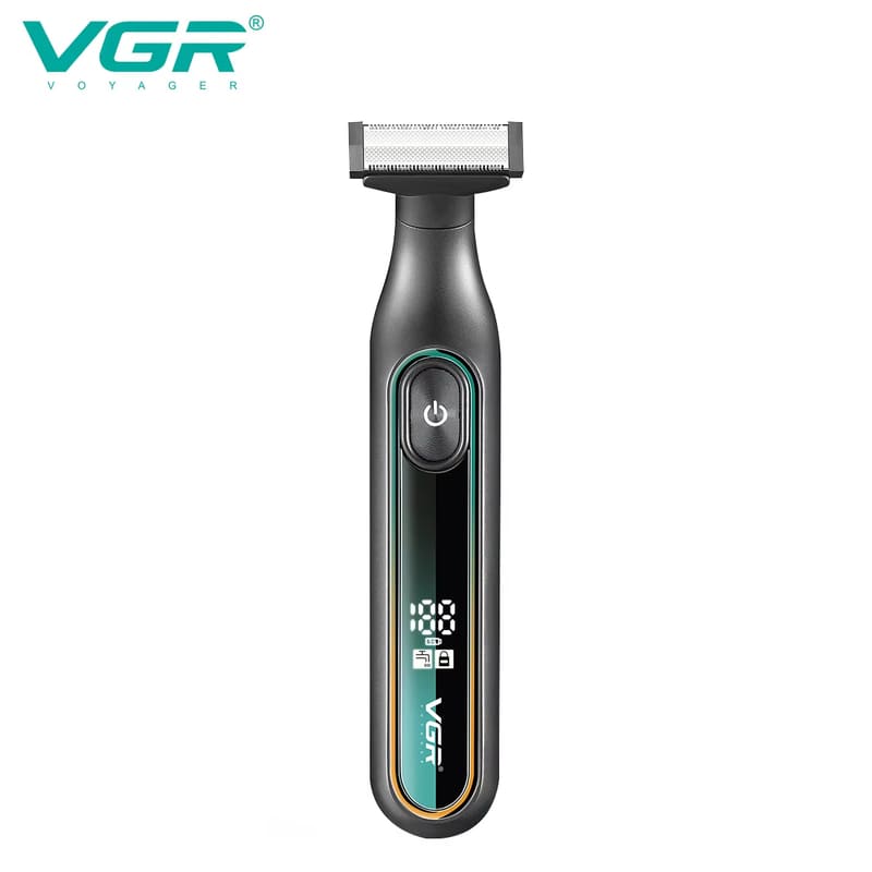 

VGR V-360 Hair Trimmer Waterproof and Rust-proof Household Rechargeable Adjustable Hair Trimmer Full Body Washable Reciprocating Men s Beard Trimmer зелёный