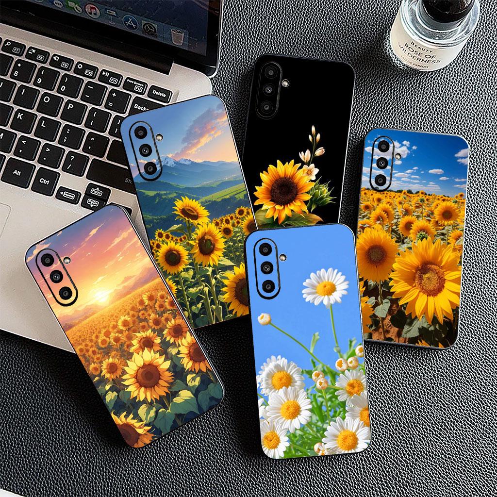 Handyhülle für Motorola Moto Edge 70 60 Fusion NEO Pro G Stylus G56 G96 G04 G05 20 Hülle Sonnenblume Gelbe Blume Schmetterling