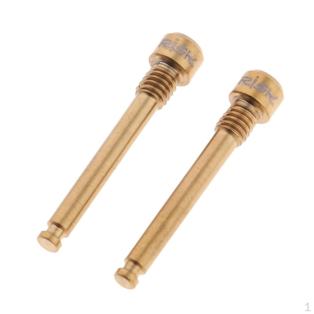2Pcs Bike Ti Hydraulic Disc Brake Fixed Bolts