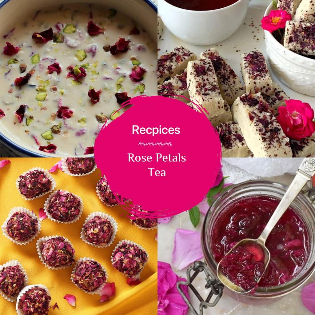 BLUE TEA - Rose Tea - 25gm - 25 Cups | SUPER ANTIOXIDANT | Natural Sun-Dried Petals | Herbal Tea - Flower Based | Vitamin - C Rich | For Bea