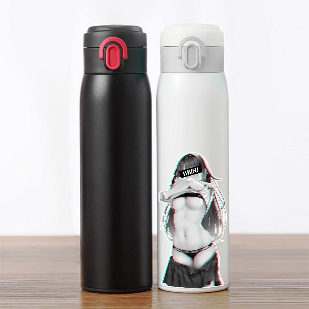 EARLFAMILY 13cm Anime Mädchen Ehefrau Vinyl Autoaufkleber Anime Autozubehör Aufkleber Motorrad Wasserdicht Sonnenschutz (ZU)