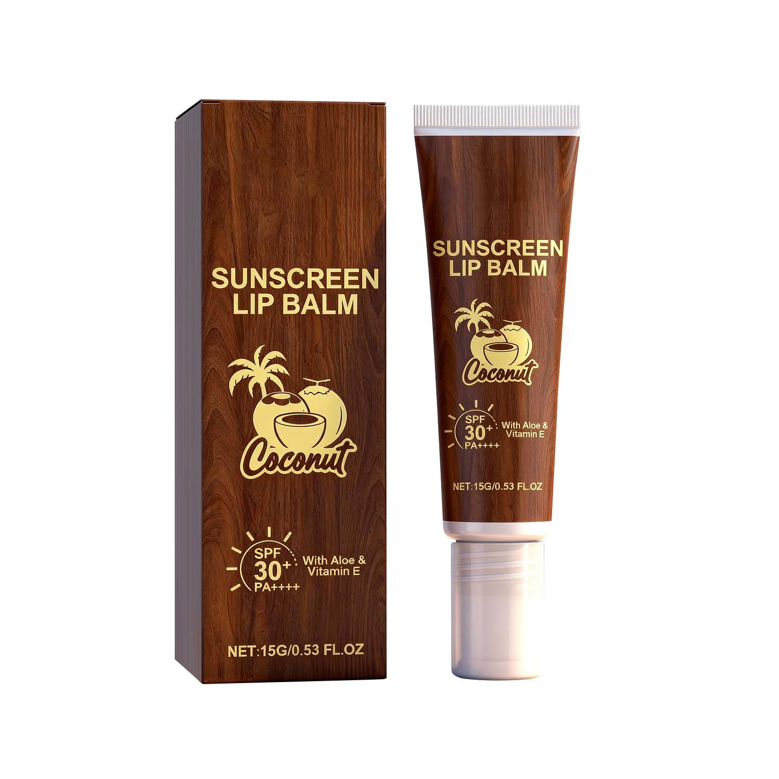 

Lip Balm Sunscreen Sunscreen Lipstick 15g білий