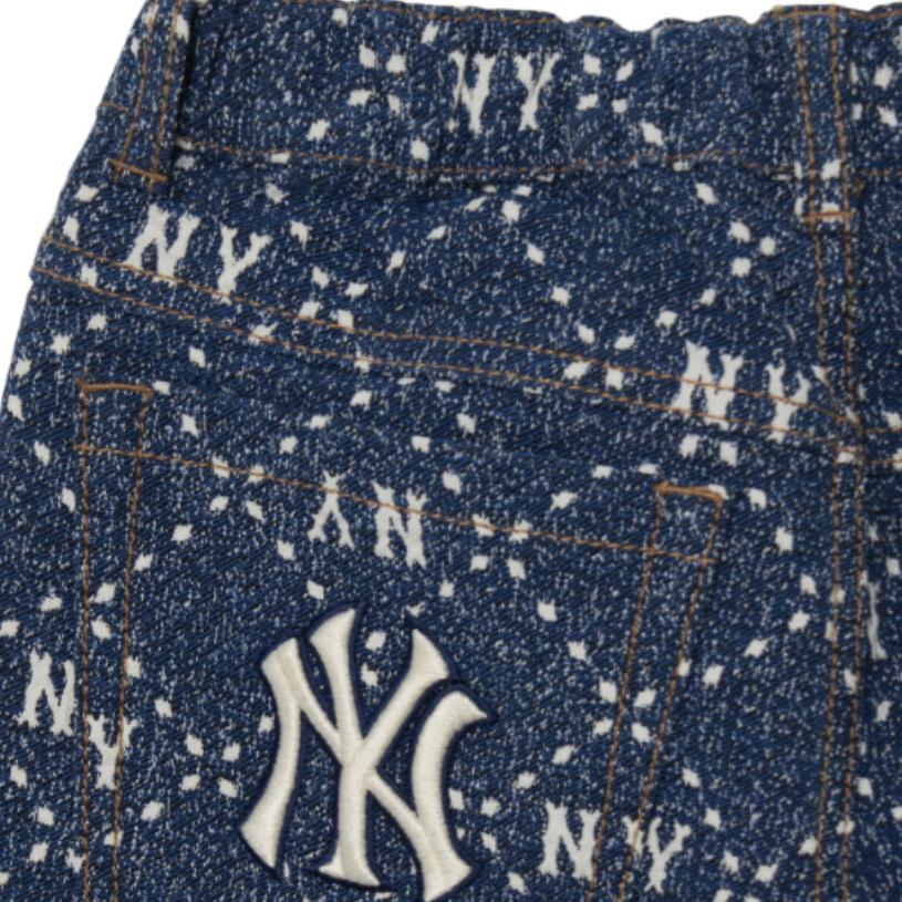 New MLB Jeans New York Yankees Dark Denim Blue Kids' 7ADPM0233-50BLS