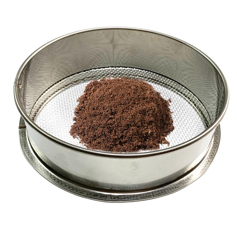 Garden Soil Sieve Stainless Steel Rice Fine Wire Mesh Strainer Handheld Kitchen Strainers Round Flour Baking Sieve