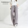 Mark Fairwhale Women's Relaxed Straight-Leg Linen Blend Pants