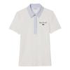 Womens/Ladies Linen Regular Polo Shirt