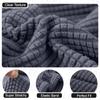 Knitted Shell Chair Cover Polar Fleece Fabric Knitted Chair Cover Short Size Living Room Seat Cover Office Bar Banquet Chair Cov