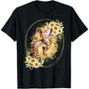 Mom Sunflower Gift Safari Africa Animal Kids Baby Giraffe T-Shirt