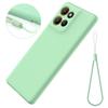 For Motorola Moto G86 G56 5G Case Soft Premium Liquid Silicone Strap Cover with Flocking Inside for MOTO G86