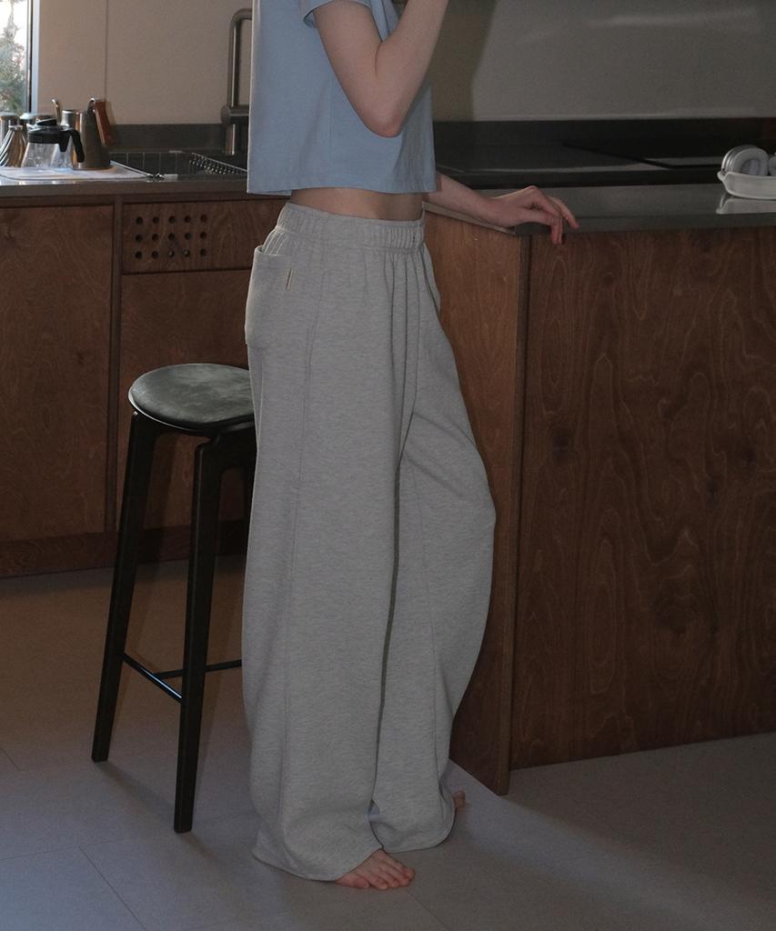 108Paundeu Easy Waffle Jogger_Light Melange