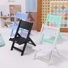 Plastic Cellphone Stand Folding Multi-functional Chair Shape Phone Holer Mini Desk Decor Cell Phone Bracket