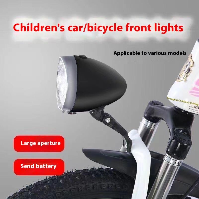 3LED Retro Bicycle Headlight Type-C Charging Vintage Classic Bikes HeadLamp 3 Light Modes Front Light Cycling Accessories