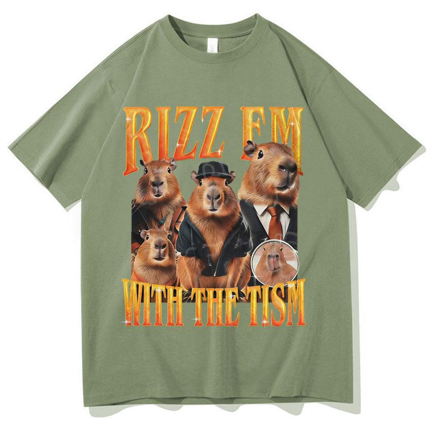 

Funny Rizz Em Summer Popluar T Shirt Unisexs Women Tide Clothing Casual Hot Sale Short Sleeve TShirts Graphic Cozy Y2K Tops Unisex 4XL