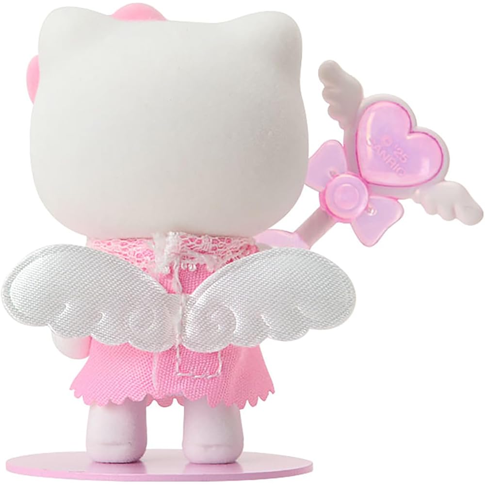 Sanrio Hello Kitty Mini Fluffy Doll Angel 15cm Soft Plush Toy