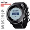 NORTH EDGE APACHE-D Herre Fridykk Digital Klokke Utendørs Sport Svømming Vanntett 100M Høyde Barometer Kompass Armbåndsur