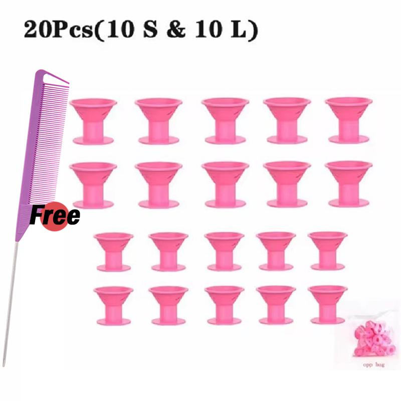 10/11//21 Stück Weiche Gummi Lockenwickler Silikon Hitzefreie Lockenwickler Keine Hitze Lockenwickler Friseur DIY Haarstyling Werkzeuge