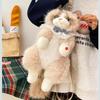 1Pcs Lolita Cartoon Personality Backpack With Sound Women Cat Plush Doll Small Capacity Daypack Cute Realistic Ragdoll Backpack