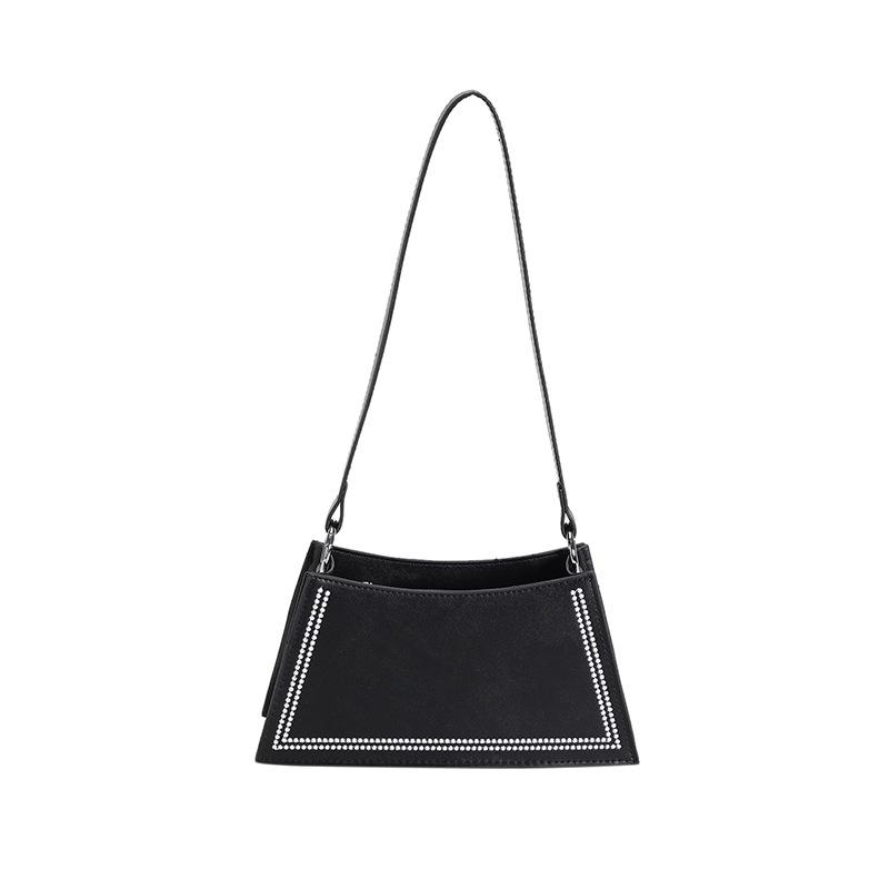 New 2025 Spring New Retro Candy Color Small Square Bag Solid Color Underarm Bag Casual Fashion Shoulder Handbag