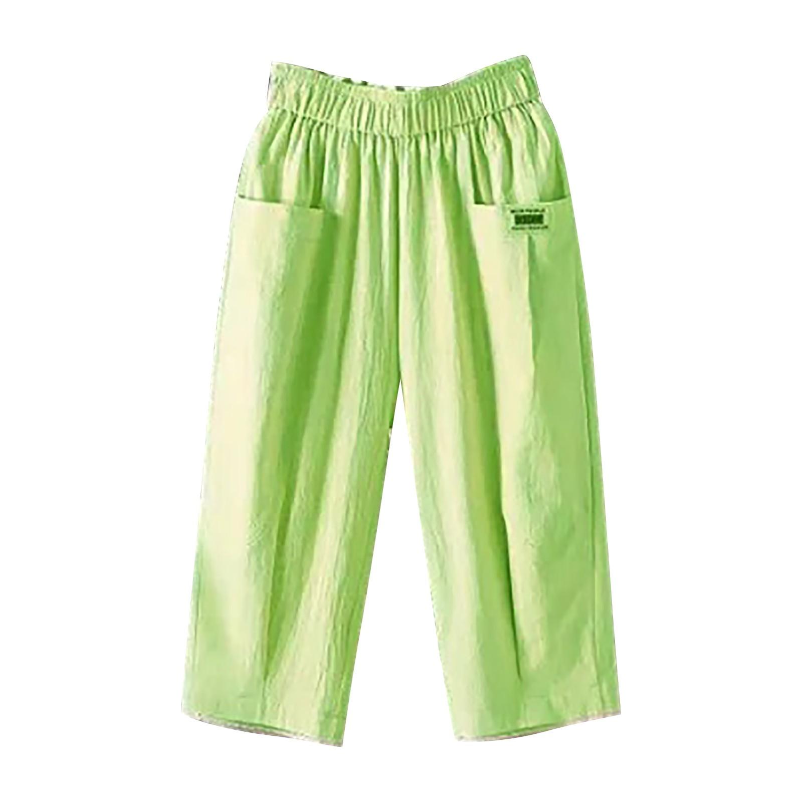 

Женские модные однотонные эластичные брюки из хлопка и льна, пляжные брюки для отдыха, женские широкие спортивные брюки для женщин XL мятный зеленый