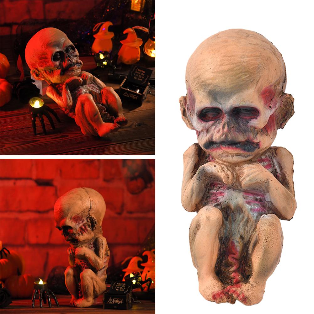 1PCS Halloween Horror Baby Doll Latex Decoration For Home Holiday Scary Party Haunted House Props Prank Durable Gift Accessories