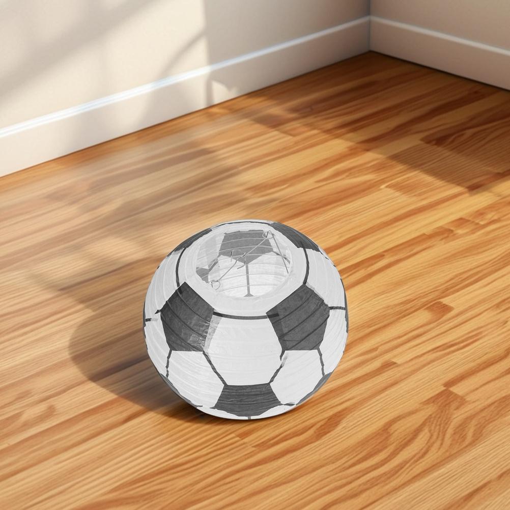 3Pcs Sports Ball Paper Lanterns Basketball Football Soccer Hanging Decorations for Sports Birthday Banquets Parties