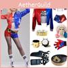 Halloweens Suicide Squad Quinn Ladies Costume Fancy Role Clothing Play