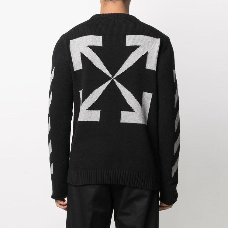 OFF WHITE Pil Rundhalsad Tröja OMHE023R21KNI0011041