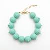 3D Fruit Beaded Bracelet Hypoallergenic Resin Hand Chain for Women Summer Seaside Trip Jewelry Accessories