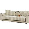 Striped Sofa Cushions for All Seasons, Chenille Light Luxury and High-end Leather Sofa Cushions, Non-slip Sofa Back Cover