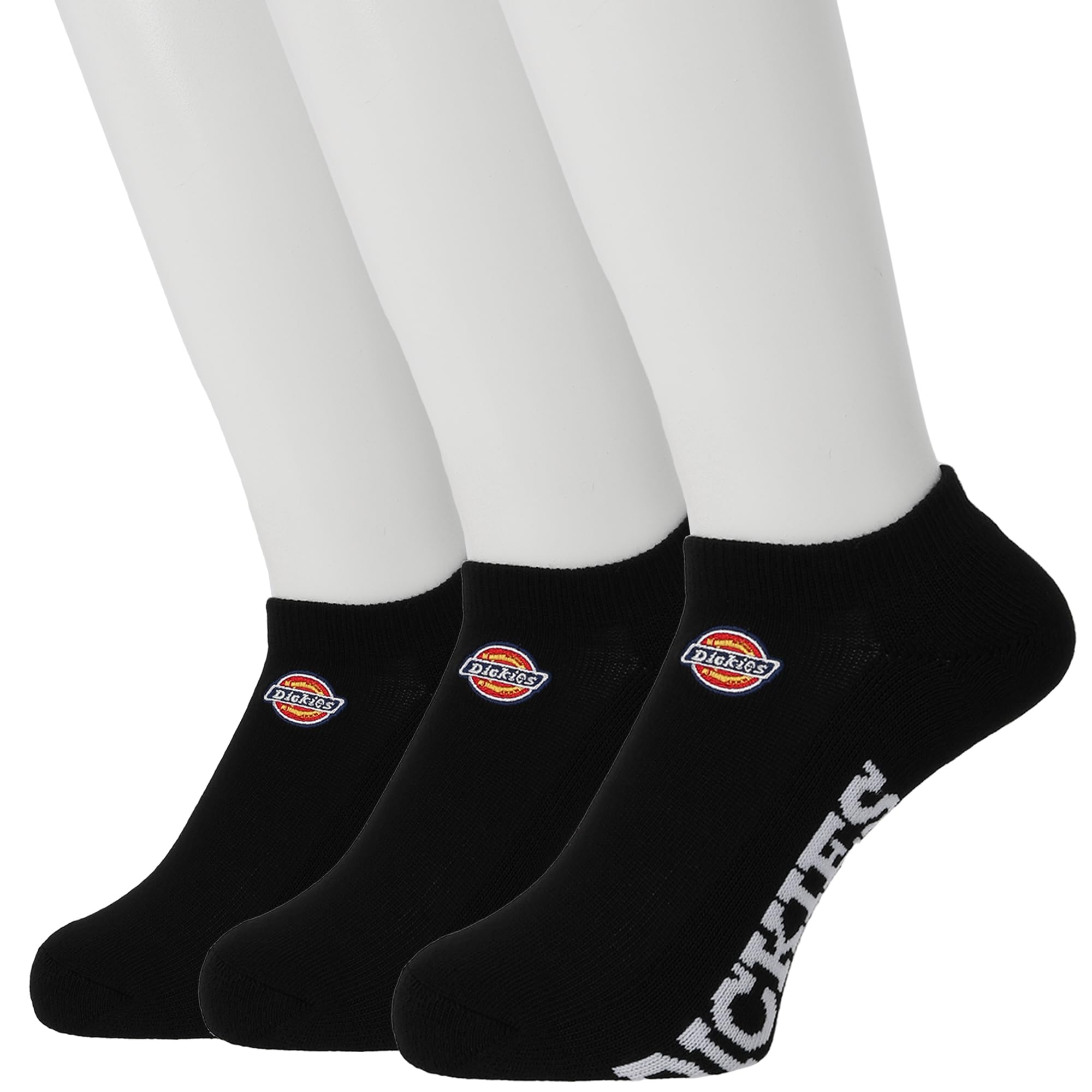 

Носки Dickies с вышитым логотипом и ворсом, мелкая черная подошва, кроссовки, чёрный