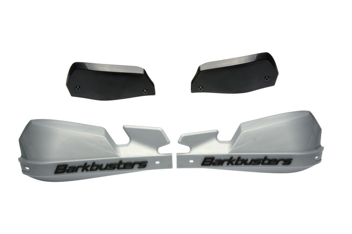 Barkbusters VPS Plastic Silver CARBON guards Guards, (Barkbusters JET, VPS, STORM, VPS-003-00-SL)