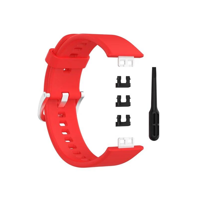 Silikonový řemínek pro chytré hodinky Huawei Watch Fit Měkký sportovní pásek na zápěstí Pouzdro na hodinky Náramek huawei fit Pásek na hodinky