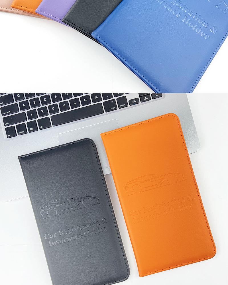 American Driver's License PU Leather Wallet: Car Registration & Insurance Document Holder