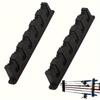 2pcs Wall Mounted Fishing Rod Storage Rack - Holds 6 Rods, Saves Space, Easy Access