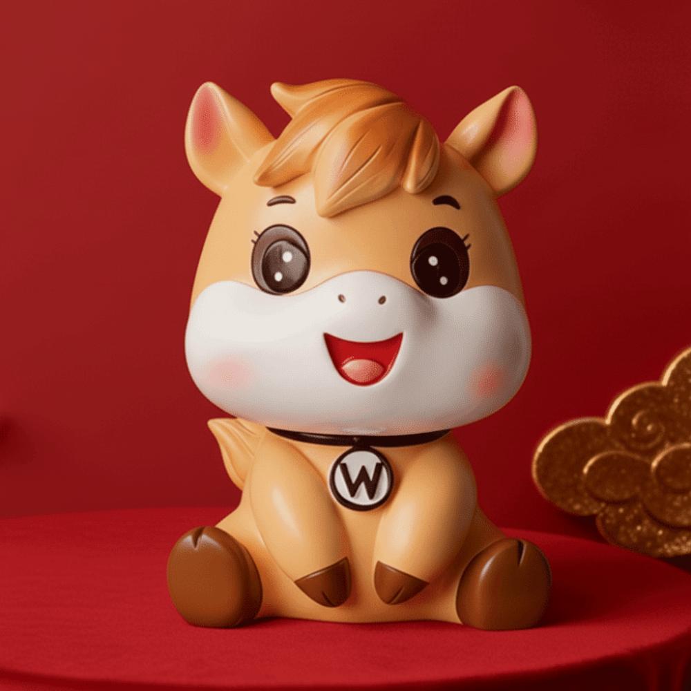 Anti-Fall Pferdejahr Sparschwein Spardose Pferde-Sparschwein Ornament Heimdekoration