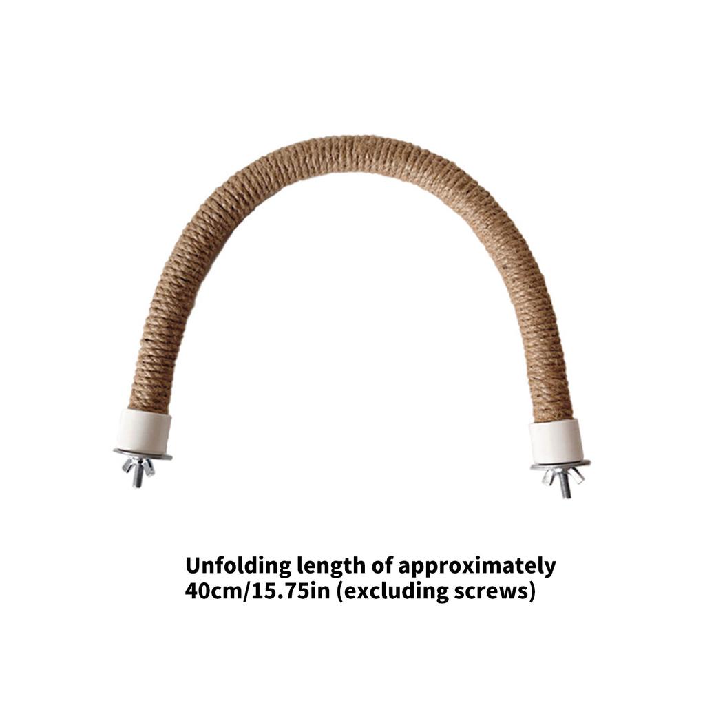 Parrots Grinding Scratchers Perch Cage Mount Bird Stand Cage Toy Rod Swing Rack Toy Grinding Perch Supplies